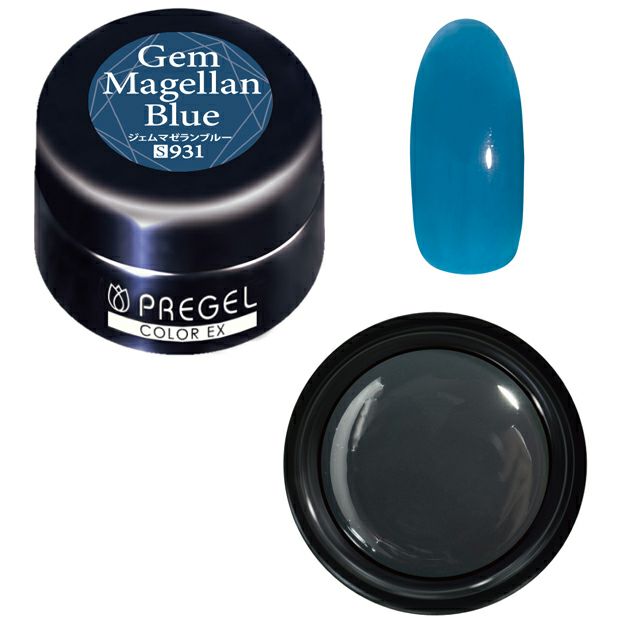 プリジェル カラーEX／ジェムマゼランブルー／3g | ジェルネイル