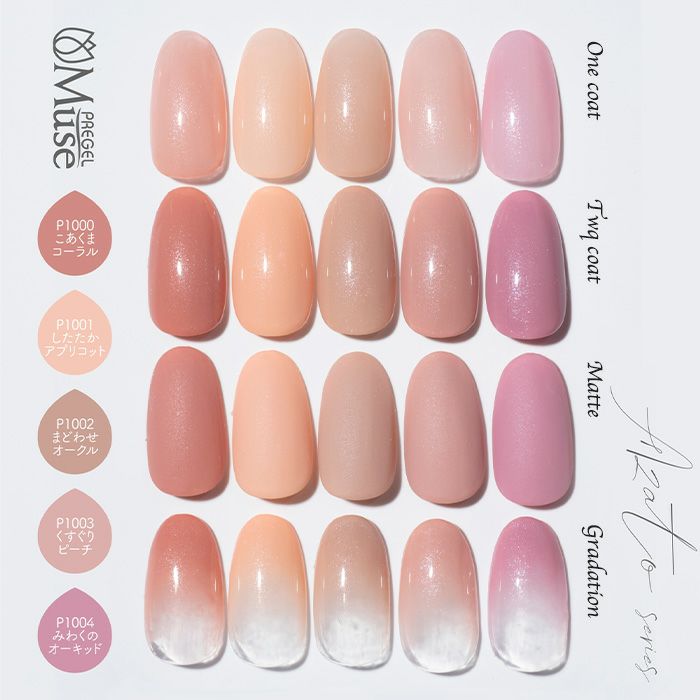 ジェルネイルカラーセット プリジェル、ルクジェル、きまぐれ プリジェルミューズ ／くすぐりピーチ／3g | ジェルネイルショップ