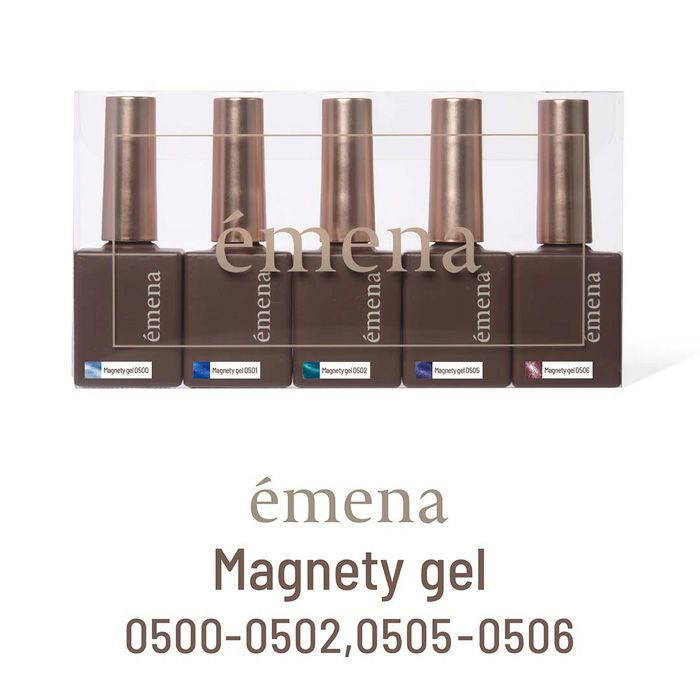 エメナ　マグネティジェル ５色セット０５００～０５０２　０５０５～０５０６