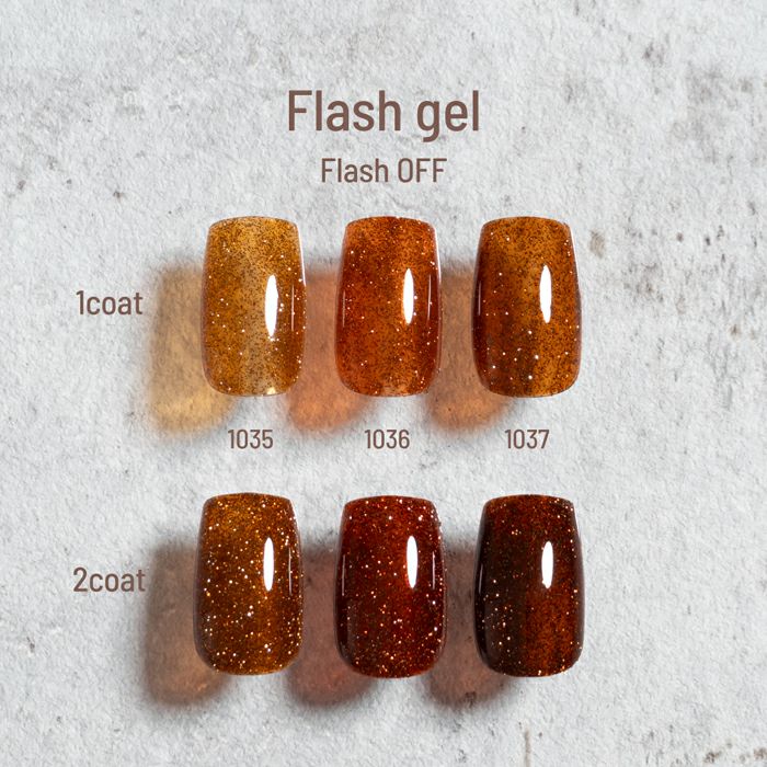 エメナ　フラッシュジェル３色セット１０３５～１０３７