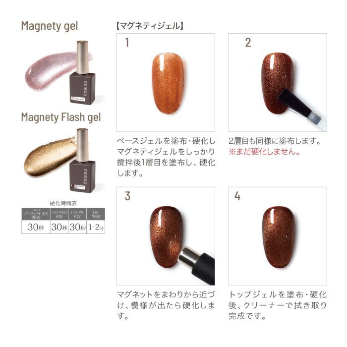 エメナ マグネティフラッシュジェル3色セット1325～1327
